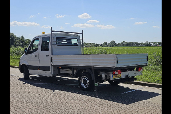 Mercedes-Benz Sprinter 314 L3 Dubbele Cabine Mbux Navi Open-Laadbak XL 3.5T-Trekhaak Automaat Euro6 Oh-historie