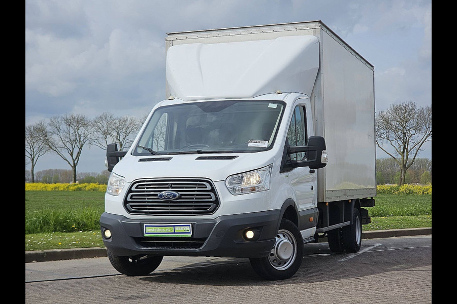 Ford Transit 350 2.0 TDCI L4 Bakwagen Laadklep Dubbel lucht Airco Hollandia Klep Cruise 3 Zits Euro6 170 PK