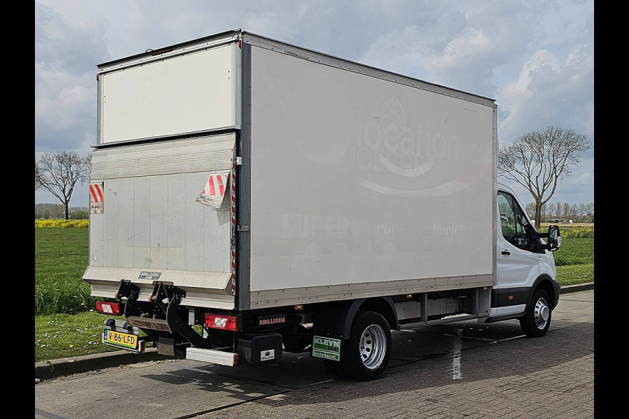 Ford Transit 350 2.0 TDCI L4 Bakwagen Laadklep Dubbel lucht Airco Hollandia Klep Cruise 3 Zits Euro6 170 PK