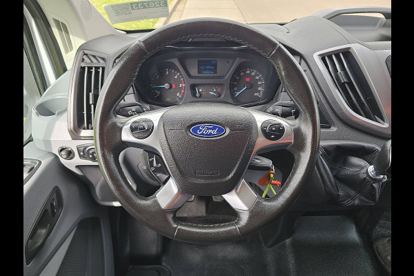 Ford Transit 350 2.0 TDCI L4 Bakwagen Laadklep Dubbel lucht Airco Hollandia Klep Cruise 3 Zits Euro6 170 PK