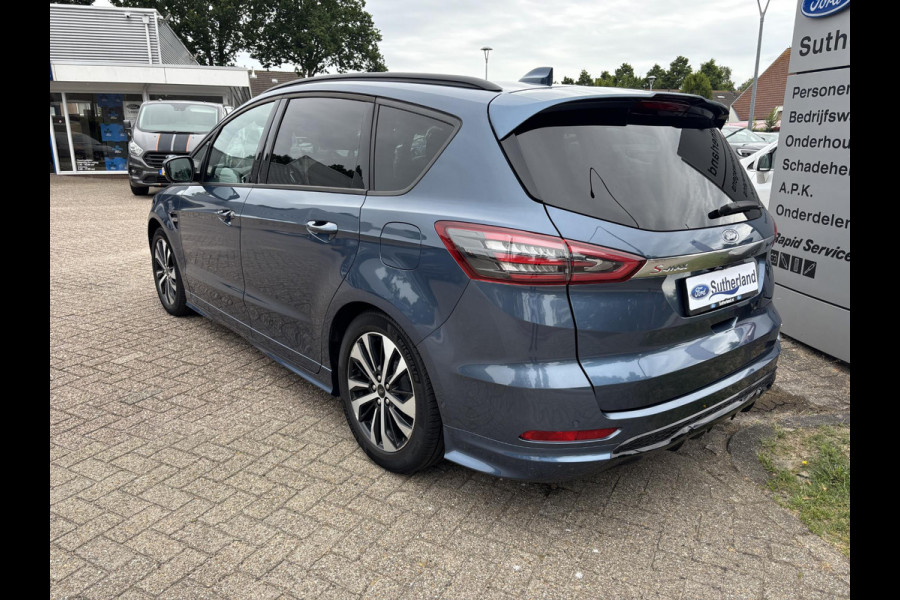 Ford S-Max 2.5 FHEV ST-Line Hybride Automaat 190pk | Adaptieve Cruise | SONY Audio | Dode hoeksensoren | Full LED Koplampen | Elektrische Achterklep | WinterPack