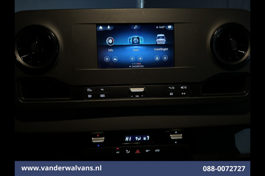 Mercedes-Benz Sprinter 319 CDI 191pk 3.0L V6 L3H2 Euro6 Airco | Camera | Navigatie | Chauffeursstoel | Apple Carplay Cruisecontrol, Android Auto, Stoelverwarming, 270gr Achterdeuren, Bijrijdersbank