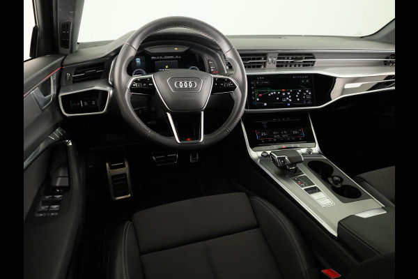 Audi A6 Avant 50 TFSI e quattro S edition Competition 299 pk S-tronic | Verlengde garantie | Navigatie | Parkeersensoren (Park assist) | Rondomzicht camera | Head-up display | Stoelverwarming v/a | S-Line |