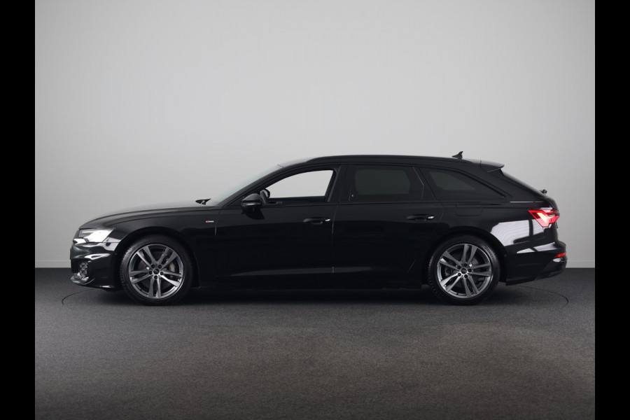 Audi A6 Avant 50 TFSI e quattro S edition Competition 299 pk S-tronic | Verlengde garantie | Navigatie | Parkeersensoren (Park assist) | Rondomzicht camera | Head-up display | Stoelverwarming v/a | S-Line |
