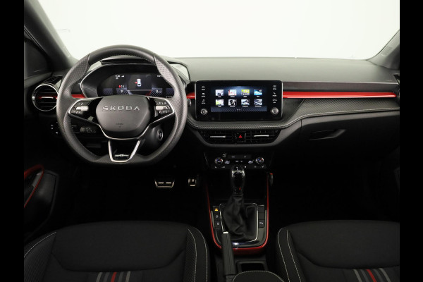 Škoda Fabia 1.0 TSI Monte Carlo 115 pk Automaat (DSG) | Verlengde garantie | Navigatie via App | Parkeersensoren | Achteruitrijcamera | Adaptieve cruise control | Stoelverwarming |