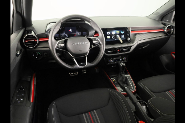 Škoda Fabia 1.0 TSI Monte Carlo 115 pk Automaat (DSG) | Verlengde garantie | Navigatie via App | Parkeersensoren | Achteruitrijcamera | Adaptieve cruise control | Stoelverwarming |