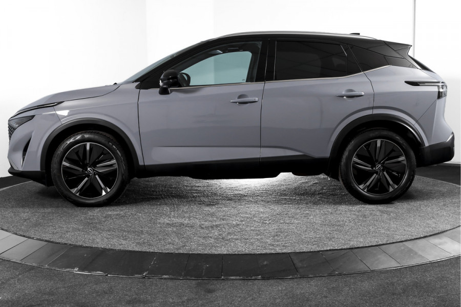Nissan QASHQAI 1.3 MHEV Xtronic 158 PK Tekna | Pano | Memory | Matrix LED | Winterpakket | Dig. Cockpit | Adapt. Cruise | 360 Camera | NAV+App. Connect | ECC | Elek Klep | LM 19" | 3262