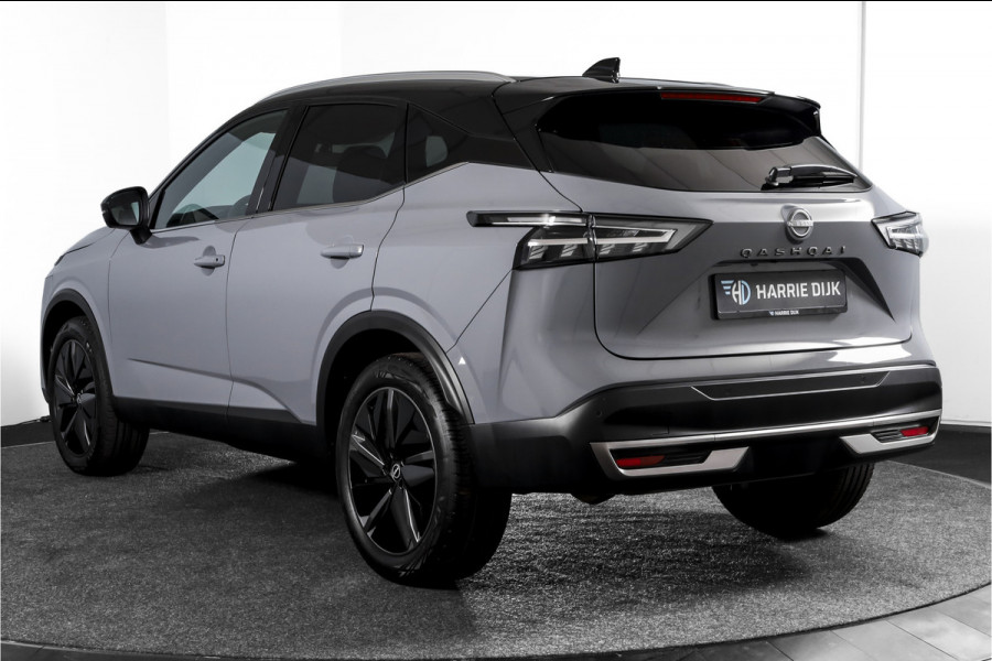 Nissan QASHQAI 1.3 MHEV Xtronic 158 PK Tekna | Pano | Memory | Matrix LED | Winterpakket | Dig. Cockpit | Adapt. Cruise | 360 Camera | NAV+App. Connect | ECC | Elek Klep | LM 19" | 3262
