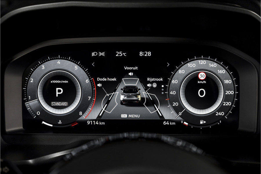 Nissan QASHQAI 1.3 MHEV Xtronic 158 PK Tekna | Pano | Memory | Matrix LED | Winterpakket | Dig. Cockpit | Adapt. Cruise | 360 Camera | NAV+App. Connect | ECC | Elek Klep | LM 19" | 3262