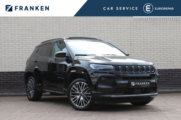 Jeep Compass 4xe 240 Plug-in Hybrid Electric Summit | Leder | Winterpack | Elektr. Achterklep | Stoelverwarming/ventilatie | Compleet