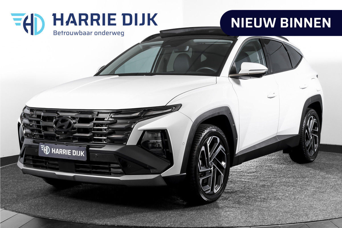 Hyundai Tucson 1.6 T-GDI PHEV Premium Sky 4WD | S/K-Panodak | Elek. Stoelen | Adapt. Cruise | Stoelventilatie+Verw. | 360 Camera | NAV+App. Connect | Krell | Elek. Klep LM 19" | 1125