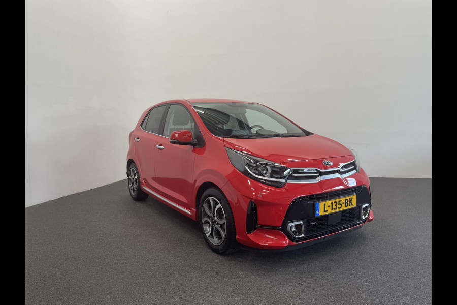 Kia Picanto 1.0 DPi GT-Line Leder Keyless Navigatie Apple Carplay/Android Auto Stoelverwarming Lichtmetalen Velgen Cruise Control Climate Control Camera Parkeer sensoren Bluetooth