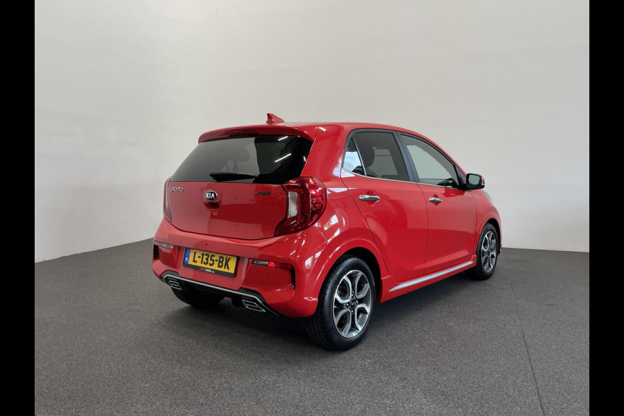 Kia Picanto 1.0 DPi GT-Line Leder Keyless Navigatie Apple Carplay/Android Auto Stoelverwarming Lichtmetalen Velgen Cruise Control Climate Control Camera Parkeer sensoren Bluetooth