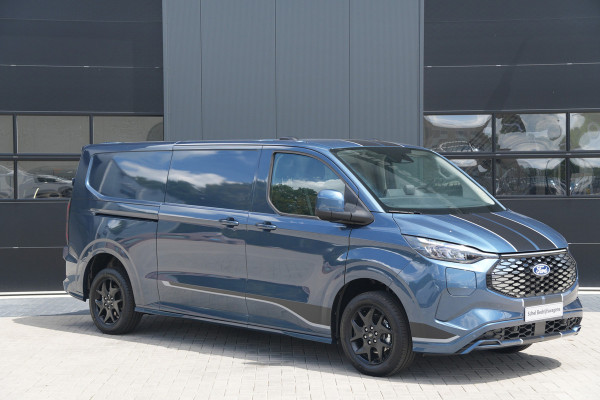 Ford E-Transit Custom 320 L2H1 Sport 71 kWh 218pk - 2x Schuif - Stoel/Stuurverwarming - Cruise - Keyless - Rijklaar