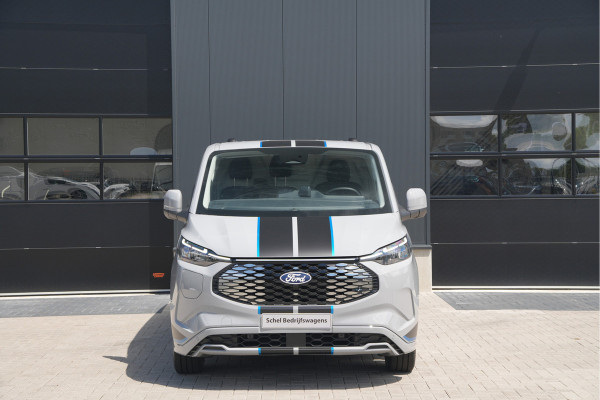 Ford E-Transit Custom 320 L2H1 Sport 71 kWh 218pk - 2x Schuif - Stoel/Stuurverwarming - Cruise - Keyless - Rijklaar