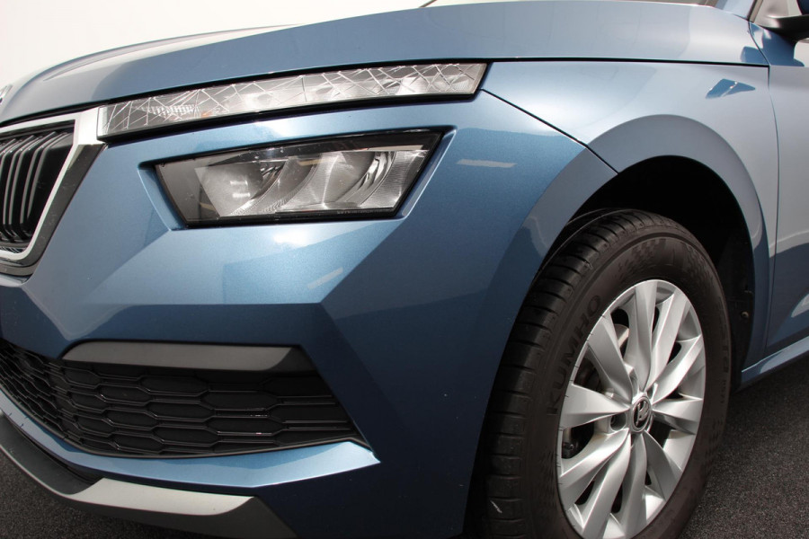 Škoda Kamiq 1.0 TSI 110 pk DSG Scoutline Dynamic Navigatie Apple Carplay/ Android Auto Camera Adaptieve cruise control Stoelverwarming Wegklapbare trekhaak LED-verlichting voor