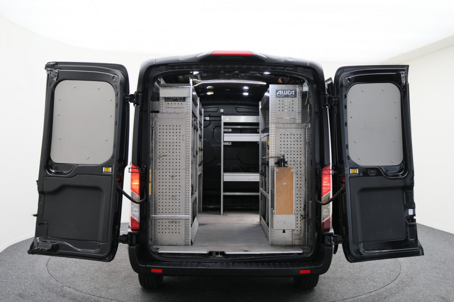 Ford Transit 350 2.0 TDCI L3H2 Trend Leer, 3-Zits, Camera, Cruise, Apple Carplay, Rijstrooksensor, PDC, DAB