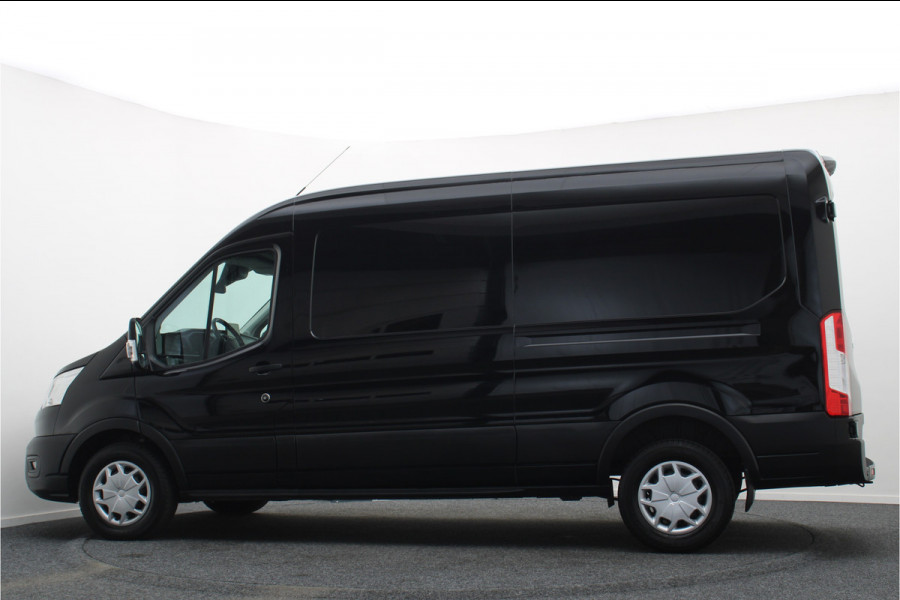 Ford Transit 350 2.0 TDCI L3H2 Trend Leer, 3-Zits, Camera, Cruise, Apple Carplay, Rijstrooksensor, PDC, DAB