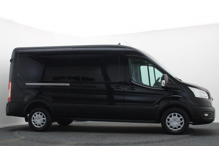Ford Transit 350 2.0 TDCI L3H2 Trend Leer, 3-Zits, Camera, Cruise, Apple Carplay, Rijstrooksensor, PDC, DAB
