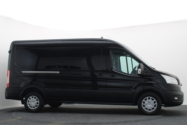 Ford Transit 350 2.0 TDCI L3H2 Trend Leer, 3-Zits, Camera, Cruise, Apple Carplay, Rijstrooksensor, PDC, DAB