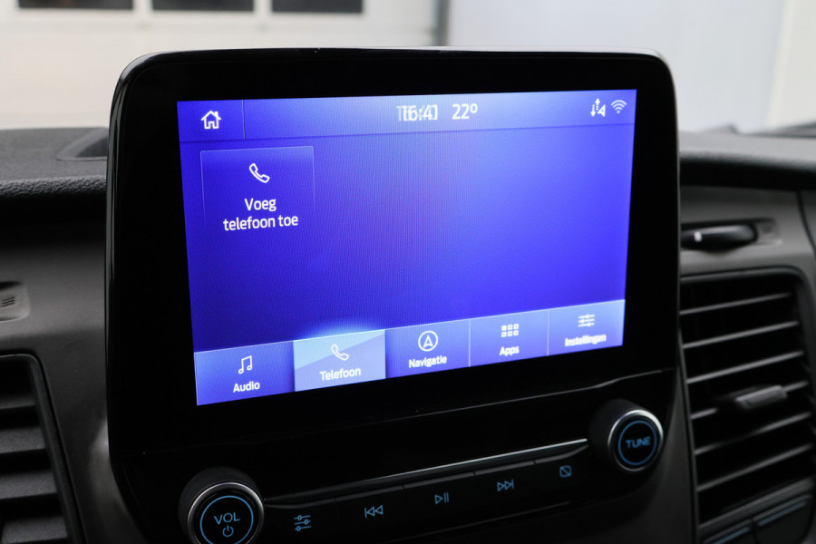 Ford Transit 350 2.0 TDCI L3H2 Trend Leer, 3-Zits, Camera, Cruise, Apple Carplay, Rijstrooksensor, PDC, DAB