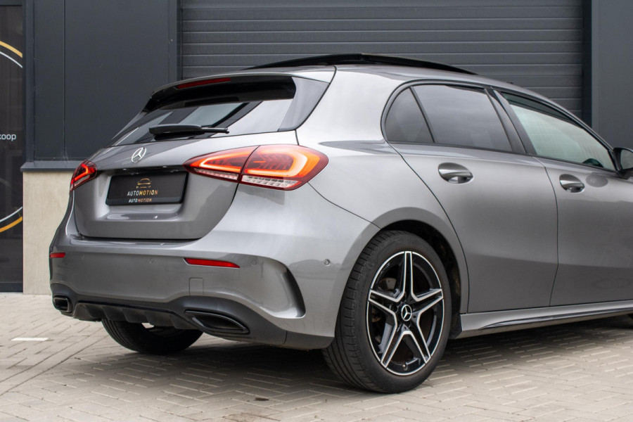Mercedes-Benz A-Klasse 180 Edition AMG Line Pano Camera Burmester Stoelverwarming LED