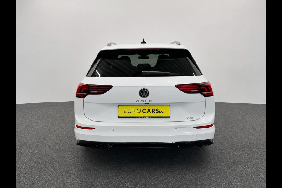 Volkswagen Golf Variant 1.5 eTSI R-Line Business Digital Cockpit 12.9 inch Touchscreen Camera ACC Lane Assist Side Assist CarPlay DAB Climatronic Stoelverwarming Privacy Glass 17 inch LM Velgen Pure White