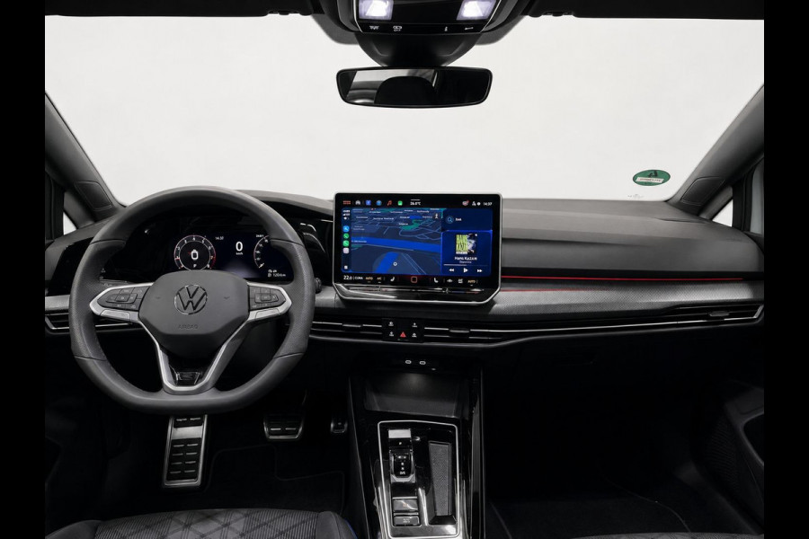 Volkswagen Golf Variant 1.5 eTSI R-Line Business Digital Cockpit 12.9 inch Touchscreen Camera ACC Lane Assist Side Assist CarPlay DAB Climatronic Stoelverwarming Privacy Glass 17 inch LM Velgen Pure White