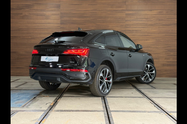 Audi Q5 Sportback 55 TFSI e S-line Competition | Black Edition | Luchtvering | Matrix LED | 21 Inch | Virtual Cockpit | 360°