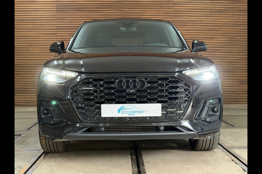 Audi Q5 Sportback 55 TFSI e S-line Competition | Black Edition | Luchtvering | Matrix LED | 21 Inch | Virtual Cockpit | 360°