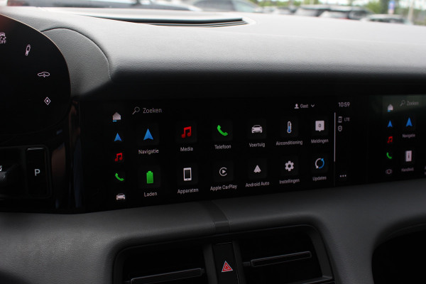 Porsche Taycan 4S Performance 84 kWh / SoH 91,9% / 38.845 km! /  Panoramadak / Camera / Passenger Display / Luchtvering / 21'' / Bose / Stoelverwarming / DAB / Cruise Control
