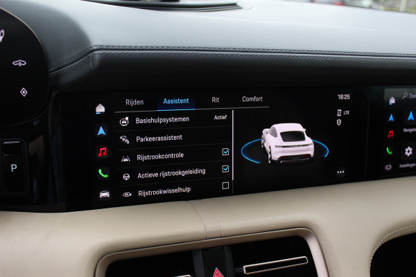Porsche Taycan 4S Performance 84 kWh / SoH 93,3% / 1e Eign. / NL Auto / Panoramadak / 360Camera / Achterasbesturing / Burmester / Luchtvering / Keyless / 21'' / Sportdesign+Chrono / Stoel+Stuurverwarming / Dodehoek / DAB / Porsc