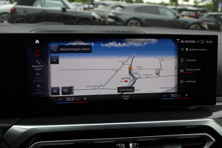 BMW i4 M50 High Executive 84 kWh / 360Camera / Head-up / Leder / Harman Kardon / Carbon intr.+extr. / 19'' / CarPlay / Stoelverwarming / Dodehoek / DAB / Cruise Control Adaptief