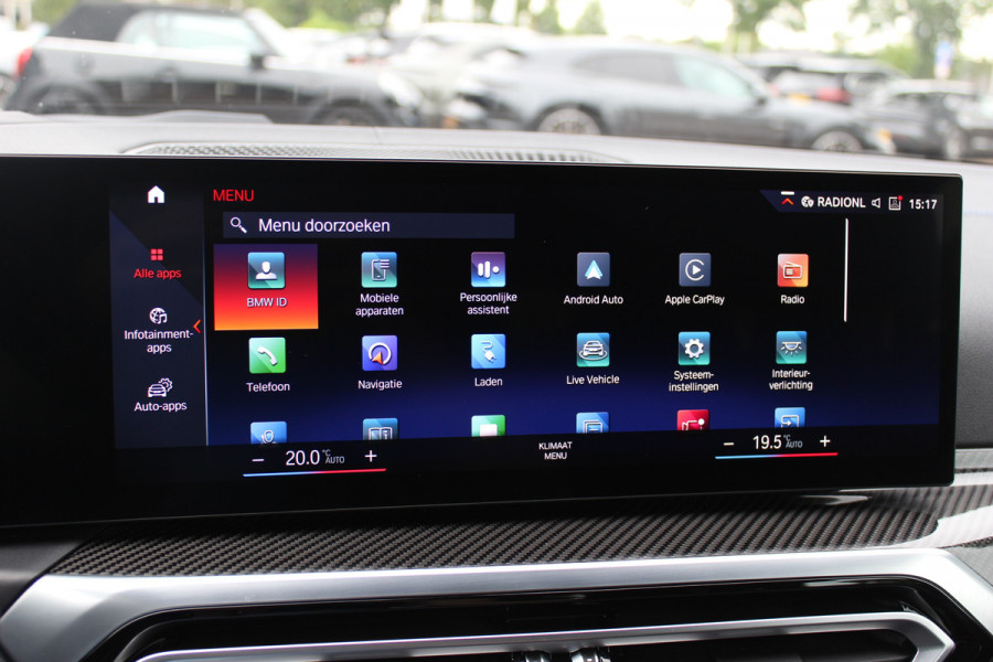 BMW i4 M50 High Executive 84 kWh / 360Camera / Head-up / Leder / Harman Kardon / Carbon intr.+extr. / 19'' / CarPlay / Stoelverwarming / Dodehoek / DAB / Cruise Control Adaptief