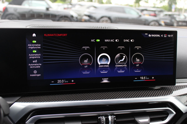 BMW i4 M50 High Executive 84 kWh / 360Camera / Head-up / Leder / Harman Kardon / Carbon intr.+extr. / 19'' / CarPlay / Stoelverwarming / Dodehoek / DAB / Cruise Control Adaptief