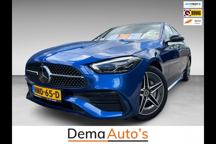 Mercedes-Benz C-Klasse 300 e AMG BLACK-LINE 313PK SOH-TEST/LUCHTVERING/PANO/V-COCKPIT/NAVI/DAB/CARPLAY/CAM///