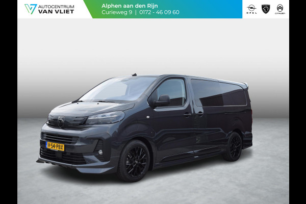 Peugeot e-Expert Dubbele Cabine 75kWh | STX Sport | Lederen bekleding | Spoilerpakket | 18 inch Lichtmetalen velgen | Rondom Camera's | Mooiste bus van NL (!)