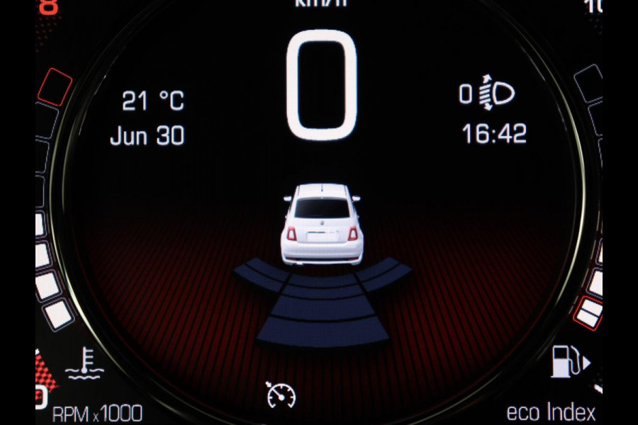 Fiat 500 0.9 TwinAir Turbo Sport Navigatie | Cruise control | DAB radio | Bluetooth | Half leder bekleding | Uconnect | Airco