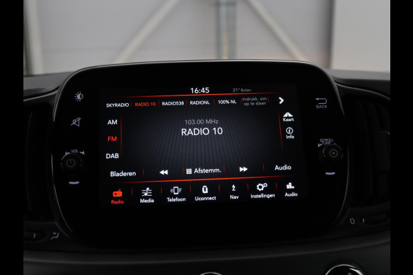 Fiat 500 0.9 TwinAir Turbo Sport Navigatie | Cruise control | DAB radio | Bluetooth | Half leder bekleding | Uconnect | Airco