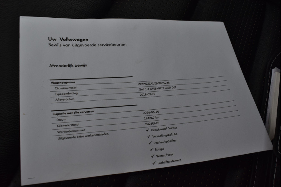 Volkswagen Golf GTE 1.4 TSI DSG | Leer | Pano | Keyless | ACC | 18"