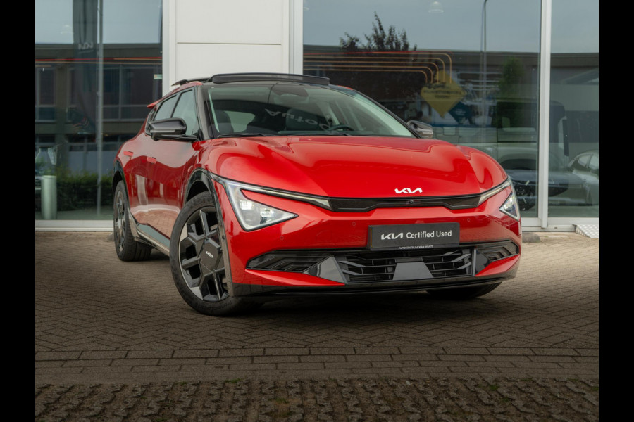 Kia Ev6 Plus Advanced 84 kWh | Schuifkanteldak | Navigatie | Stoel en stuurverwarming |