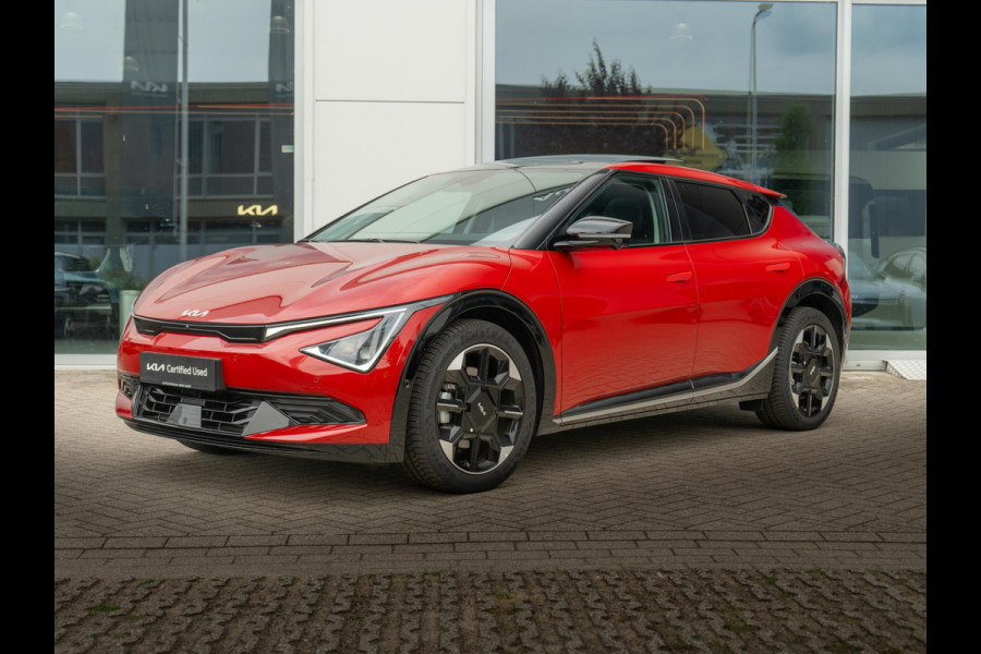 Kia Ev6 Plus Advanced 84 kWh | Schuifkanteldak | Navigatie | Stoel en stuurverwarming |