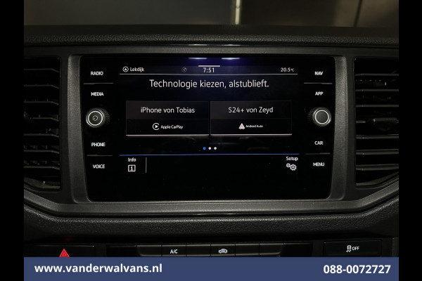 Volkswagen Crafter 2.0 TDI 141pk L3H3 L2H2 Euro6 Airco | Navigatie | Apple Carplay | Chauffeursstoel Android Auto, Standkachel, Parkeersensoren, 3000kg trekvermogen