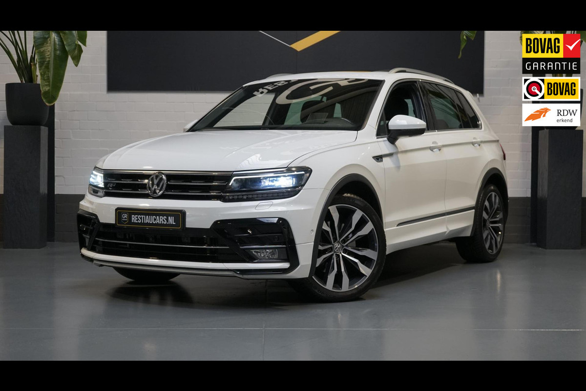 Volkswagen Tiguan 2.0 TSI 3x R-Line AUTOMAAT-360 CAM-ACC-HUD-KEYLESS-LEDER-MEMORY-NAVIGATIE-PANORAMA-VIRTUEEL-TREKHAAK