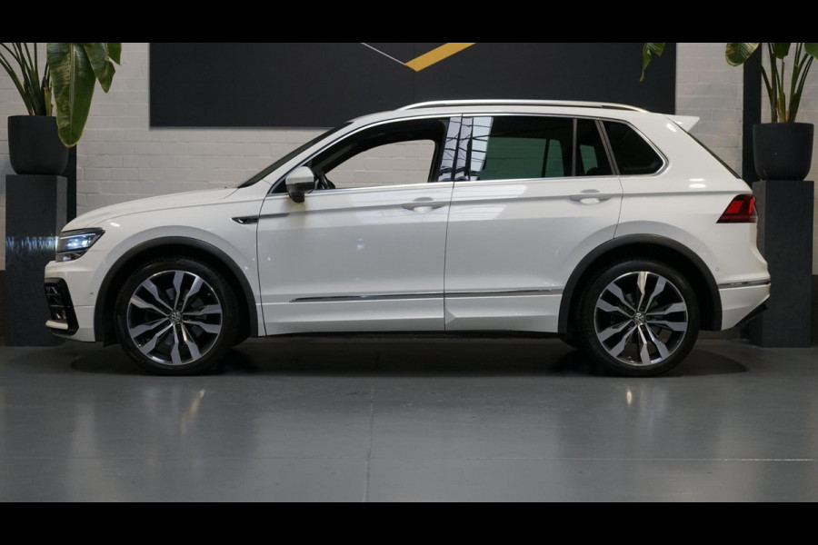 Volkswagen Tiguan 2.0 TSI 3x R-Line AUTOMAAT-360 CAM-ACC-HUD-KEYLESS-LEDER-MEMORY-NAVIGATIE-PANORAMA-VIRTUEEL-TREKHAAK