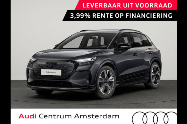 Audi Q4 e-tron S edition 82 kWh 286 pk | Techniekpakket plus | Winterpakket | Trekhaak | Optiekpakket zwart-glanzend |