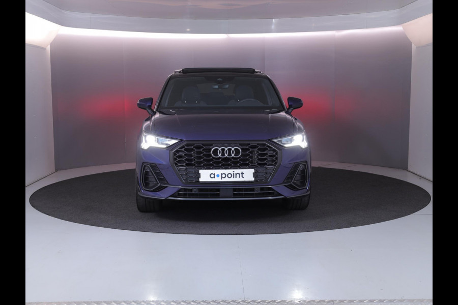 Audi Q3 Sportback 45 TFSI e S Edition 245 pk S-tronic | Navigatie | Panoramadak | Parkeersensoren | Achteruitrijcamera | Adaptieve cruise control | Lichtmetalen velgen 20" | S-line interieur