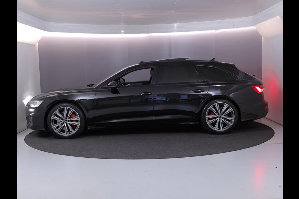Audi A6 Avant 55 TFSI e quattro Pro Line S Competition 367 pk S-tronic | Navigatie | Panoramadak | Parkeersensoren | Achteruitrijcamera | Lederen bekleding | Stoelverwarming | S-Line |