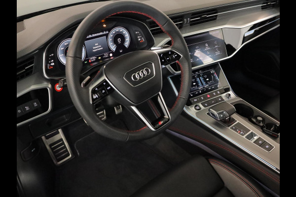 Audi A6 Avant 55 TFSI e quattro S edition Competition 367 pk S-tronic | Verlengde garantie | Navigatie | Panoramadak | Trekhaak (wegklapbaar) | Parkeersensoren (Park assist) | Rondomzicht camera | Lederen bekleding | S-Line |