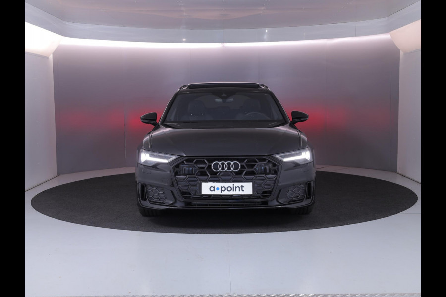 Audi A6 Avant 55 TFSI e quattro S edition Competition 367 pk S-tronic | Verlengde garantie | Navigatie | Panoramadak | Trekhaak (wegklapbaar) | Parkeersensoren (Park assist) | Rondomzicht camera | Lederen bekleding | S-Line |